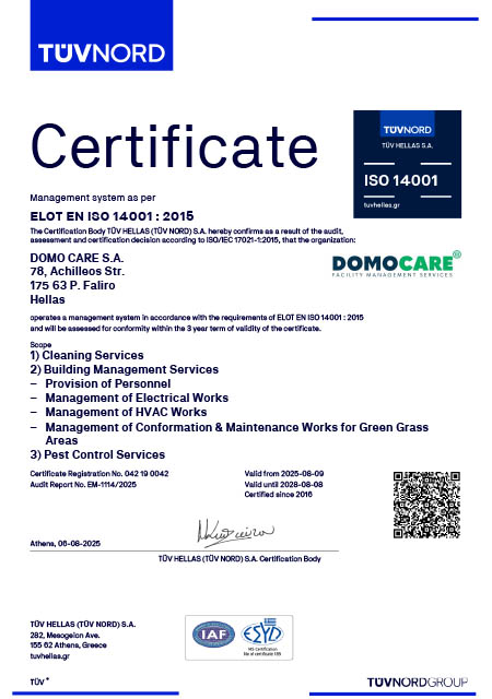 FACILITY SERVICES COMPANIES CERTIFICATES 004